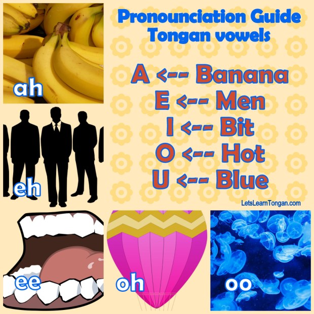 How to pronounce the Tongan vowels
