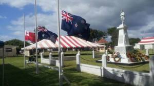 Anzac Day memorial at Nuku'alofa
